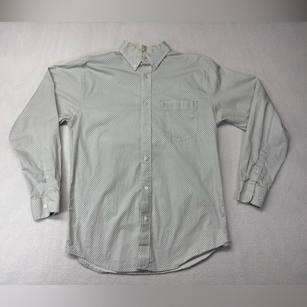 Rafter C Pro Flex 45 Performance Mens M Geometric Cotton Blend Casual Shirt